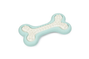 Beeztees Yavru Köpek Diş Oyuncağı, İçi Dolu Halka, Kauçuk, Yeşil, 10cm - Beeztees