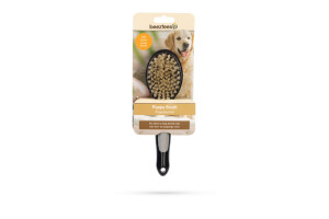 Beeztees Yavru Köpek Fırçası, Siyah Gri, 23cm - 4