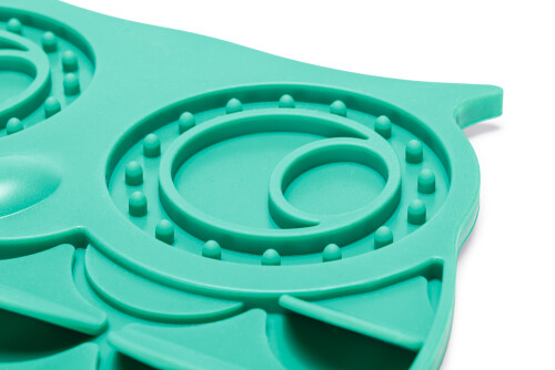 Beeztees Yavru Köpek Mama Yeme Oyuncağı, Baykuş Şeklinde, Silikon, Yeşil, 30x28cm - 10