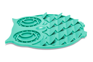 Beeztees Yavru Köpek Mama Yeme Oyuncağı, Baykuş Şeklinde, Silikon, Yeşil, 30x28cm - 9