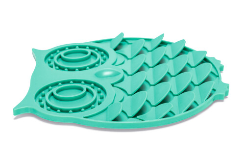 Beeztees Yavru Köpek Mama Yeme Oyuncağı, Baykuş Şeklinde, Silikon, Yeşil, 30x28cm - 9