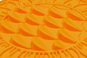 Beeztees Yavru Köpek Mama Yeme Oyuncağı, Daire Şeklinde, Silikon, Turuncu, 30cm - 17