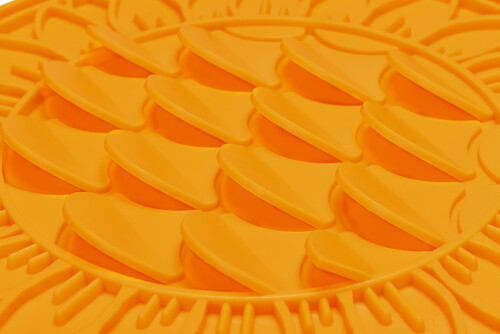 Beeztees Yavru Köpek Mama Yeme Oyuncağı, Daire Şeklinde, Silikon, Turuncu, 30cm - 17