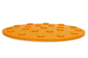 Beeztees Yavru Köpek Mama Yeme Oyuncağı, Daire Şeklinde, Silikon, Turuncu, 30cm - 20