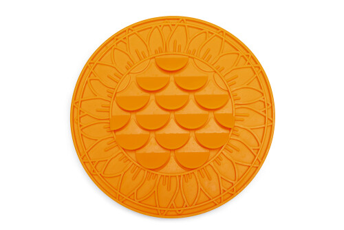 Beeztees Yavru Köpek Mama Yeme Oyuncağı, Daire Şeklinde, Silikon, Turuncu, 30cm - 14