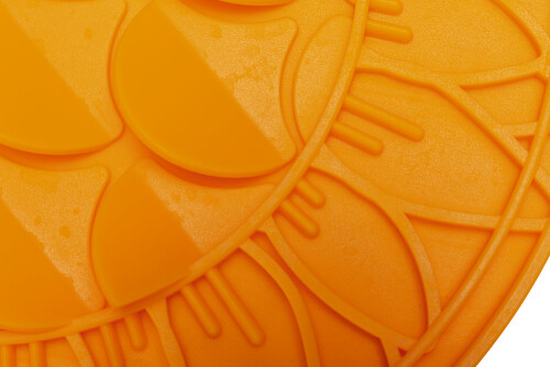 Beeztees Yavru Köpek Mama Yeme Oyuncağı, Daire Şeklinde, Silikon, Turuncu, 30cm - 19