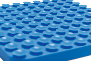 Beeztees Yavru Köpek Mama Yeme Oyuncağı, Kare Şeklinde, Silikon, Mavi, 20x20cm - 14