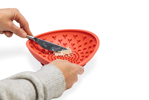 Beeztees Yavru Köpek Mama Yeme Oyuncağı, Silikon, Kırmızı, 19cm - 9