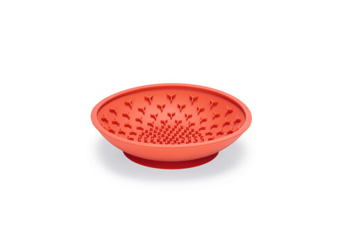 Beeztees Yavru Köpek Mama Yeme Oyuncağı, Silikon, Kırmızı, 19cm - 1