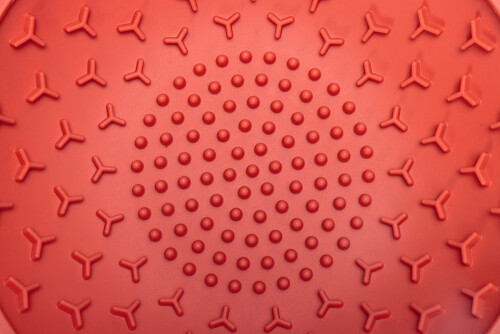 Beeztees Yavru Köpek Mama Yeme Oyuncağı, Silikon, Kırmızı, 19cm - 6