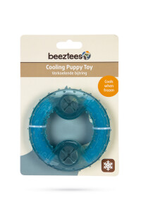 Beeztees Yavru Köpek Oyuncağı, Diş Kaşıma için Soğutulabilir, TPR, Mavi, 10x10x2,3cm - 7