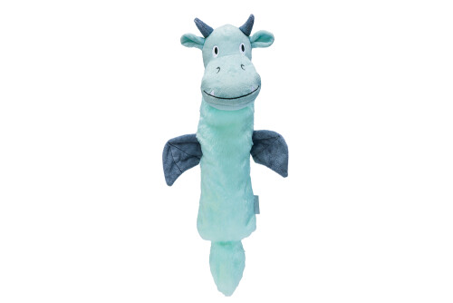 Beeztees Yavru Köpek Oyuncağı, Dragon, Peluş, Gri, 45x24,5x6cm - 1