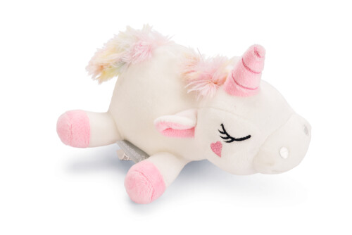 Beeztees Yavru Köpek Oyuncağı, Unicorn, Peluş, Beyaz, 18x15x11,5cm - 1