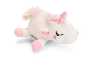 Beeztees Yavru Köpek Oyuncağı, Unicorn, Peluş, Beyaz, 18x15x11,5cm - Beeztees