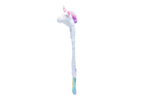 Beeztees Yavru Köpek Oyuncağı, Unicorn, Peluş, Beyaz, 74x14x15cm - 5