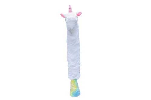 Beeztees Yavru Köpek Oyuncağı, Unicorn, Peluş, Beyaz, 74x14x15cm - 1