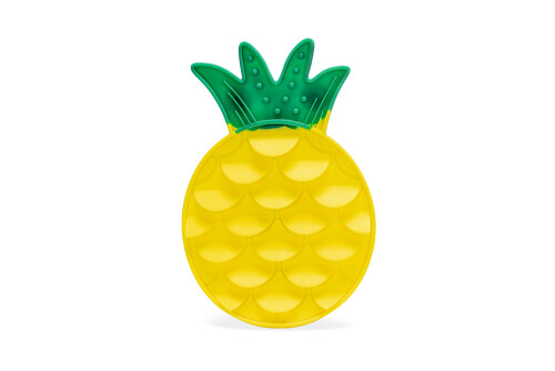 Beeztees Yavru Köpek Yaş Mama Yeme Oyuncağı, Ananas Şeklinde,Silikon, Sarı, 20x20cm - 8