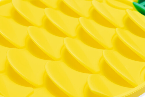 Beeztees Yavru Köpek Yaş Mama Yeme Oyuncağı, Ananas Şeklinde,Silikon, Sarı, 20x20cm - 6