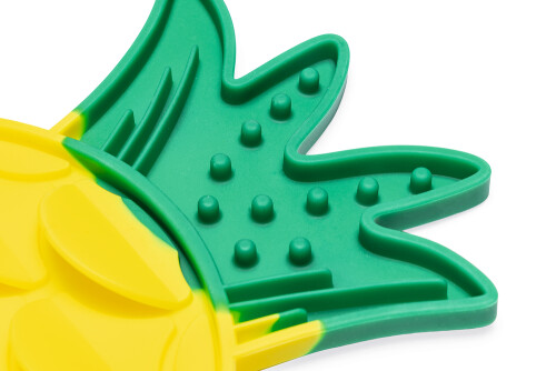 Beeztees Yavru Köpek Yaş Mama Yeme Oyuncağı, Ananas Şeklinde,Silikon, Sarı, 20x20cm - 9