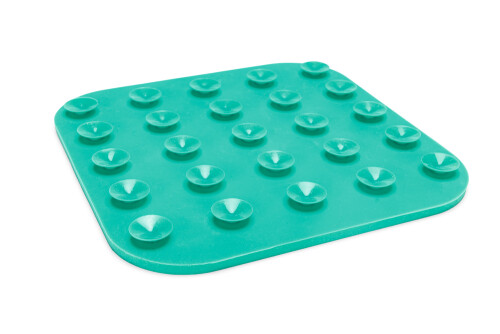 Beeztees Yavru Köpek Yaş Mama Yeme Oyuncağı, Kare Şeklinde, Silikon, Yeşil, 20x20cm - 6