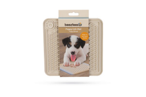 Beeztees Yavru Köpek Yaş Mama Yeme Oyuncağı, Kare, Silikon, Gri, 20x20cm - 6