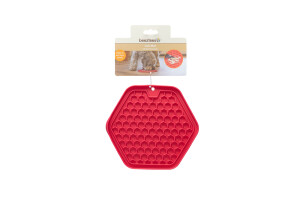 Beeztees Yavru Köpek Yaş Mama Yeme Oyuncağı, Sekizgen Şeklinde, Silikon, Pembe, 23x20cm - 10