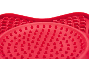 Beeztees Yavru Köpek Yaş Mama Yeme Oyuncağı, Yıldız Şeklinde, Silikon, Kırmızı, 20x20cm - 6