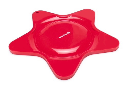 Beeztees Yavru Köpek Yaş Mama Yeme Oyuncağı, Yıldız Şeklinde, Silikon, Kırmızı, 20x20cm - 8