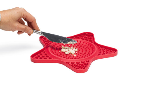 Beeztees Yavru Köpek Yaş Mama Yeme Oyuncağı, Yıldız Şeklinde, Silikon, Kırmızı, 20x20cm - 9