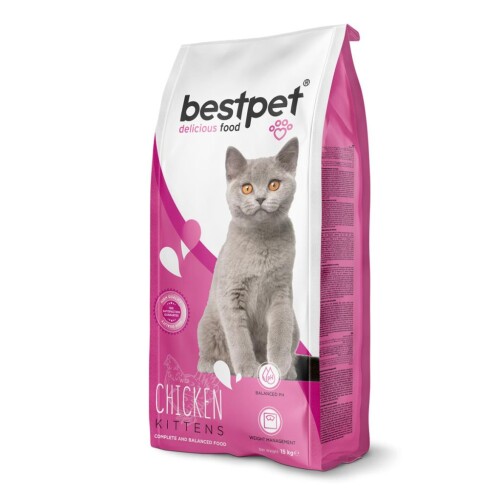 Bestpet Tavuklu ve Pirinçli Yavru Kedi Maması 15 Kg - 1