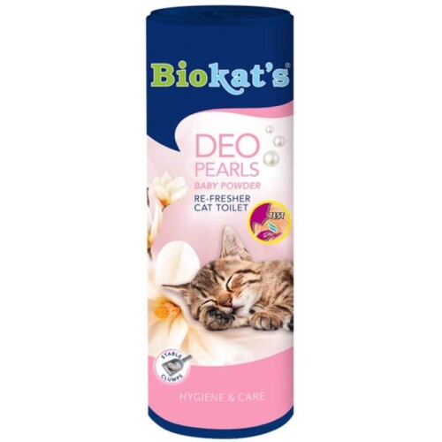 Biokats Deo Pearls Kedi Kumu Parfümü Bebek Pudralı 700 Gr - 1