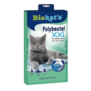 Biokats Kedi Kumu Hijyen Torbası 2XL 55x45 cm 12 adet - Biokat's