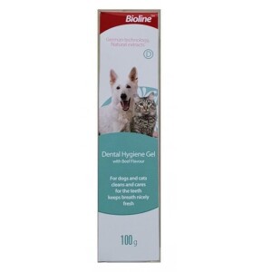 Bioline Biftek Aromalı Kedi ve Köpek Ağız Bakım Jeli 100 Ml - Bioline