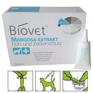 Bioline Biovet Bitkisel Büyük Irk Köpek Deri Damlası 4'lü - Bioline