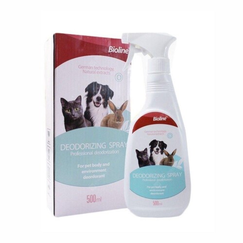 Bioline Kedi Köpek ve Kemirgenler İçin Koku Giderici Deodorant 500 Ml - 1