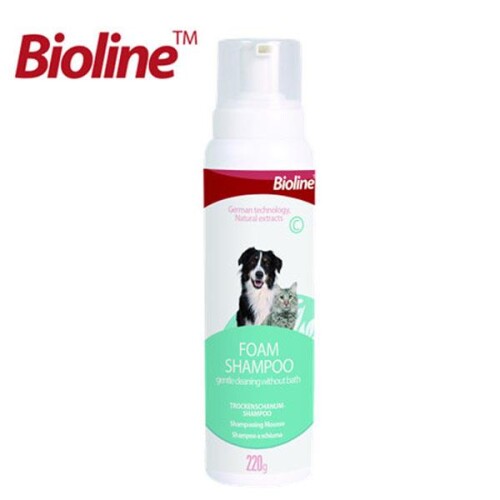 Bioline Kedi ve Köpek Köpük Şampuan 220 Gr - 1