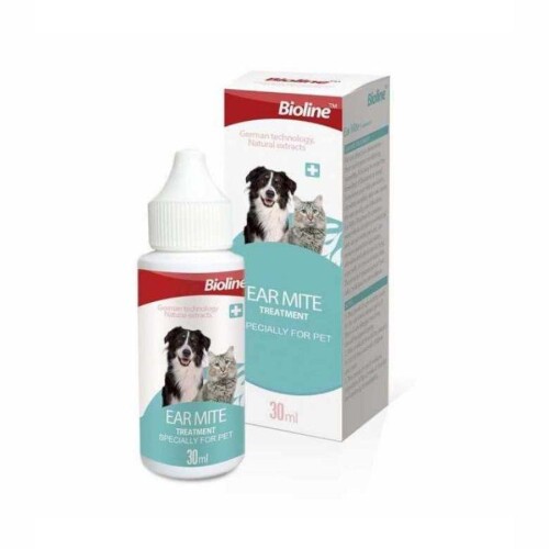 Bioline Kedi ve Köpekler İçin Kulak Temizleme Yağı 30 Ml - 1