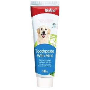 Bioline Nane Aromalı Köpek Diş Macunu 100 Gr - Bioline
