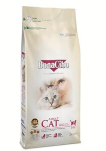 BonaCibo Tavuklu (Hamsi ve Pirinç eşliğinde) Yetişkin Kedi Maması 2 Kg - BonaCibo