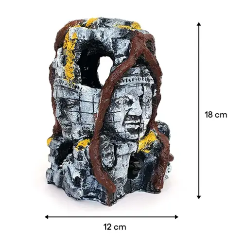 Bonisa Baskılı Dağ Akvaryum Dekoru 18 x 12 Cm - 1