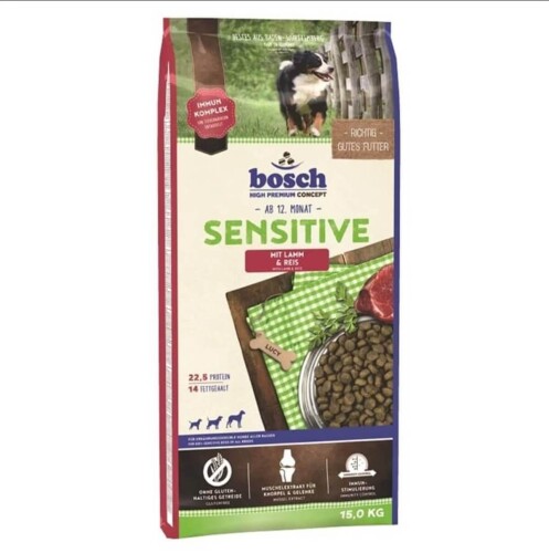 Bosch Sensitive Lamb Kuzulu Hassas Köpek Maması 15 kg - 1