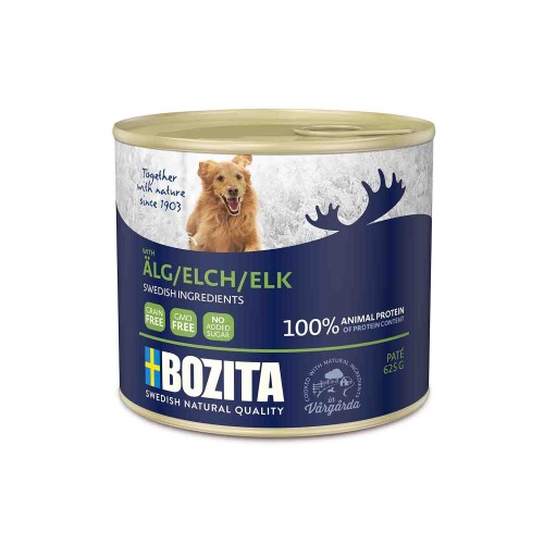 Bozita Natural Tahılsız Geyik Etli Konserve Yetişkin Köpek Maması 625 gr - 1