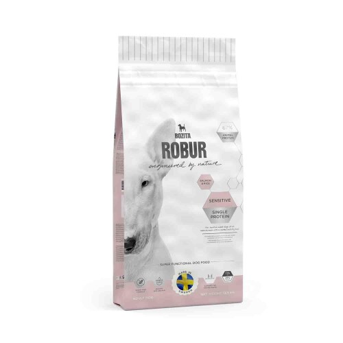 Bozita Robur Sensitive Single Protein Somonlu Tahılsız Yetişkin Köpek Maması 12,5 kg - 1