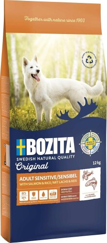 Bozita Sensitive Sensible Hassas Ciltli Yetişkin Köpek Maması 12 kg - 1
