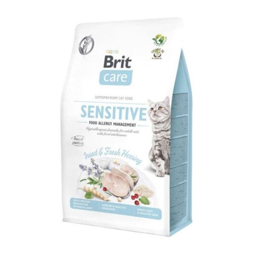 Brit Care Gıda Toleransı Olan Kediler İçin Larva Proteinli Tahılsız Yetişkin Kedi Maması 2 kg - 1
