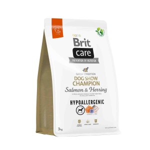 Brit Care Champion Hipoalerjenik Somonlu ve Ringa Balıklı Yetişkin Köpek Maması 3 kg - Brit Care