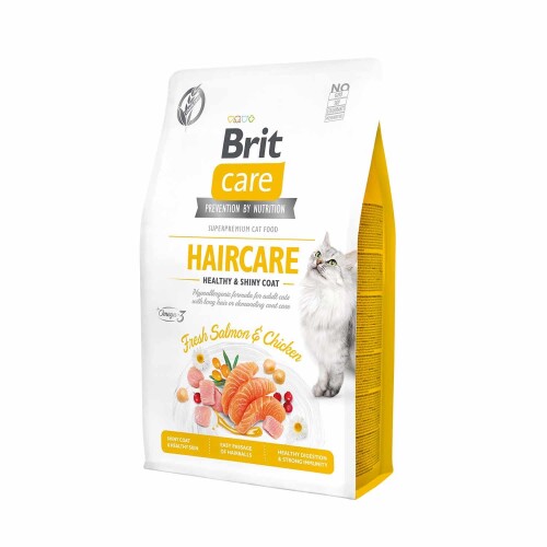 Brit Care Deri ve Tüy Sağlığı İçin Tahılsız Kedi Maması 7 kg - 1