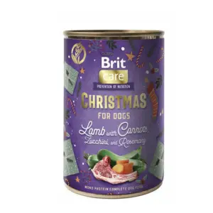 Brit Care Dog Christmas Kuzu Eti ve Havuç Aromalı Yetişkin Köpek Konservesi 400 Gr - Brit Care