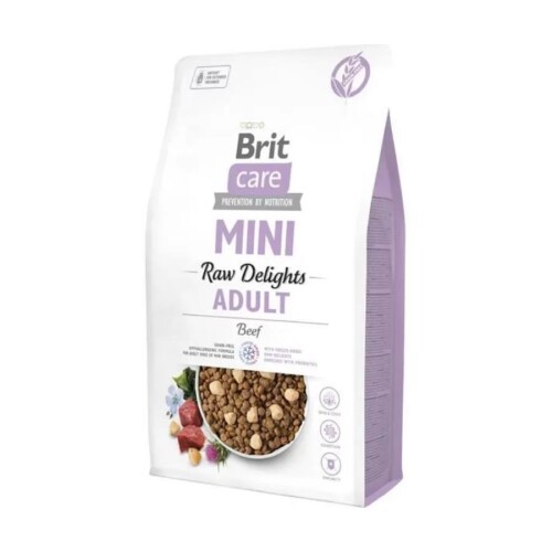 Brit Care FD Raw Delights Biftekli Küçük Irk Yetişkin Köpek Maması 2 Kg - 1