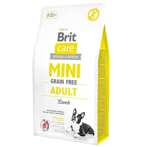 Brit Care Kuzulu Tahılsız Mini Irk Yetişkin Köpek Maması 7 kg - 1